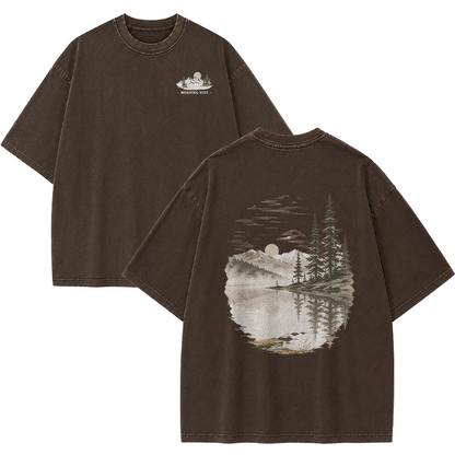 Morning Mist Lakeside Vintage Washed T-Shirt