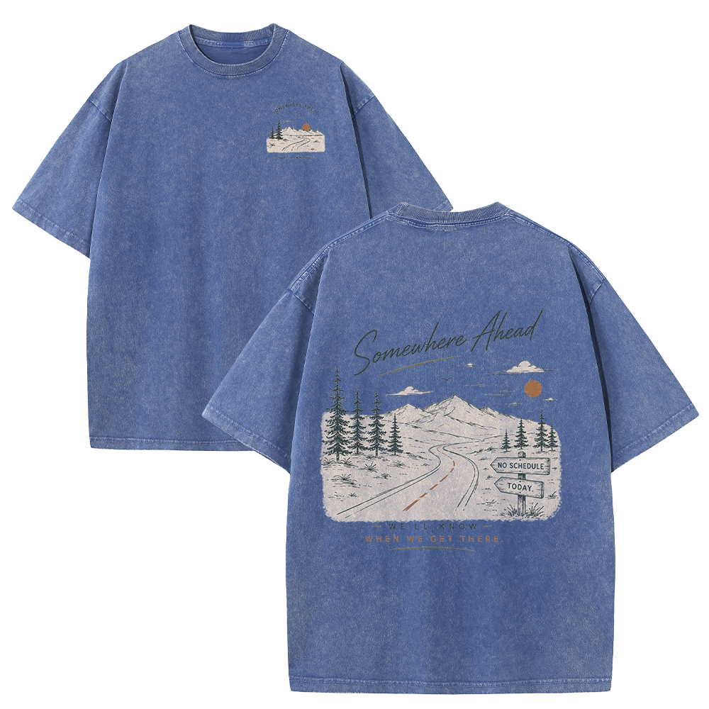 The Road to Somewhere Vintage Washed T-Shirt