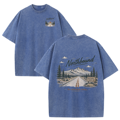 Northbound Through the National Parks Vintage Washed T-Shirt