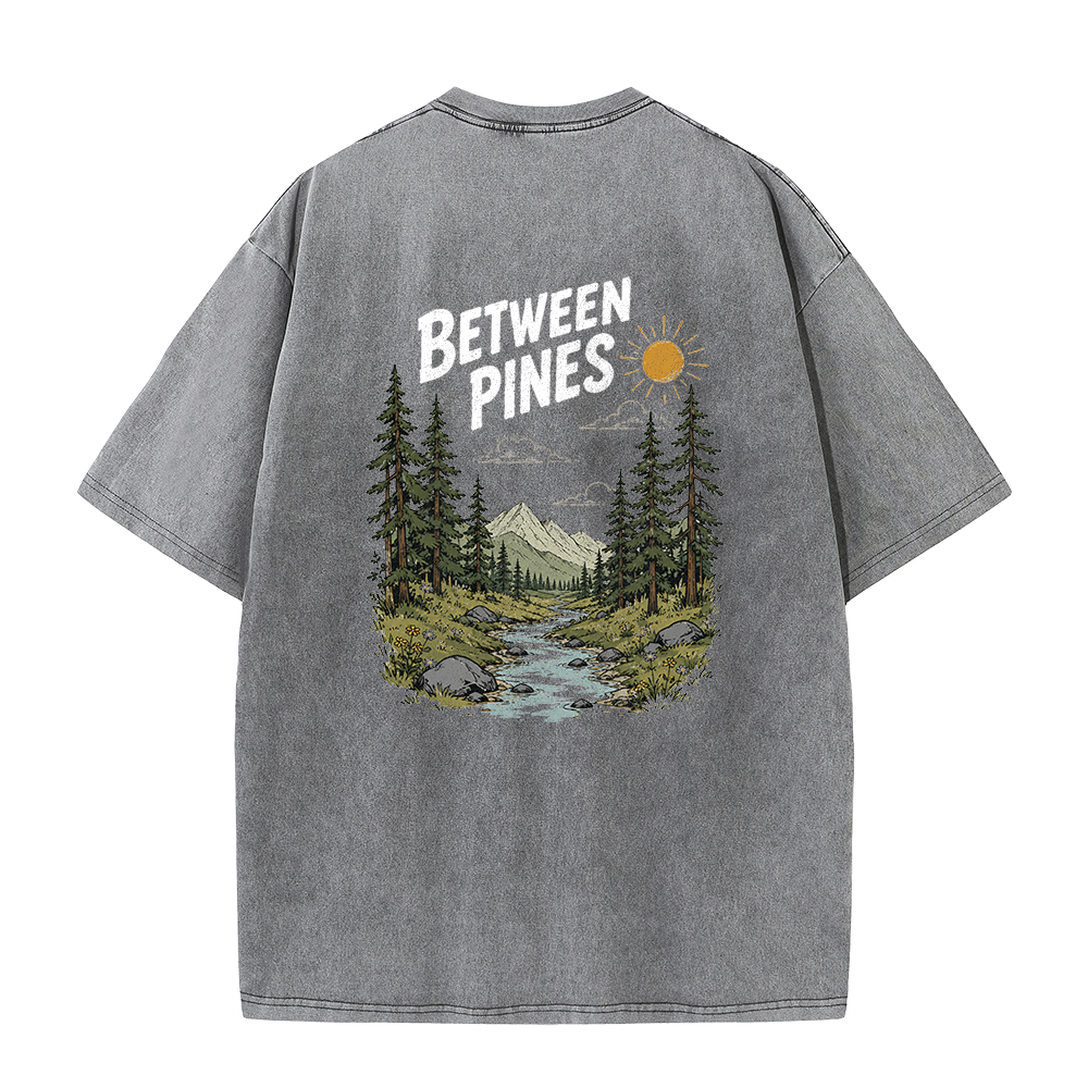 Between the Pines Vintage Washed T-Shirt