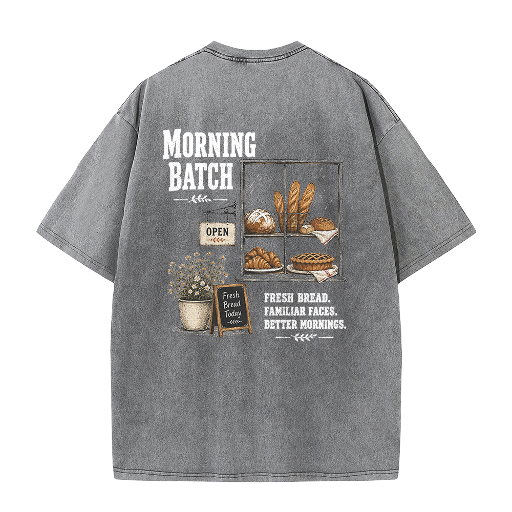 The Morning Bakery Graphic Vintage Washed T-Shirt