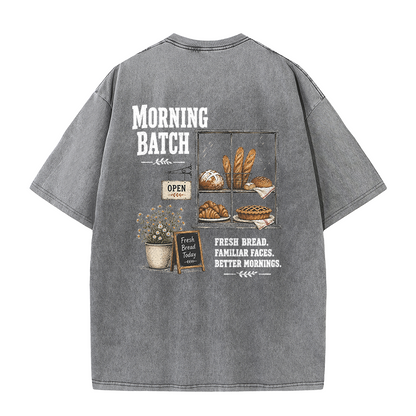 The Morning Bakery Graphic Vintage Washed T-Shirt