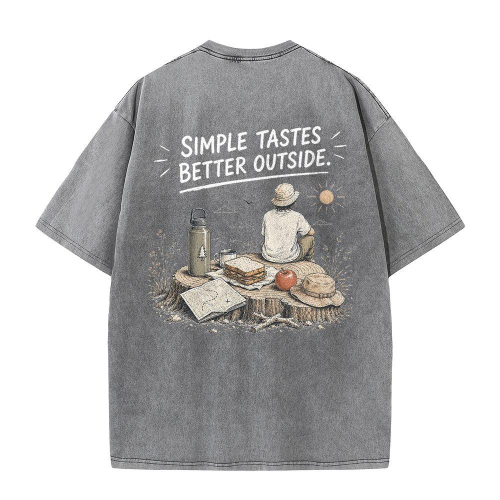 Picnic by the Lake Vintage Washed T-Shirt