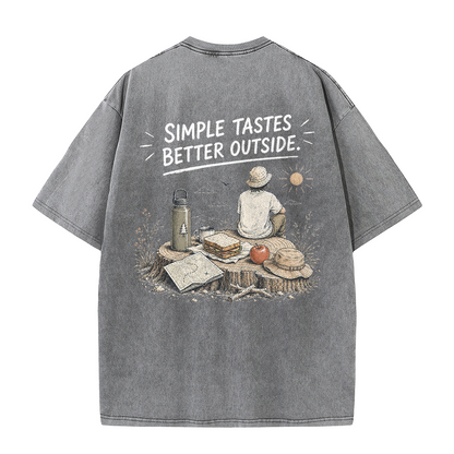 Picnic by the Lake Vintage Washed T-Shirt
