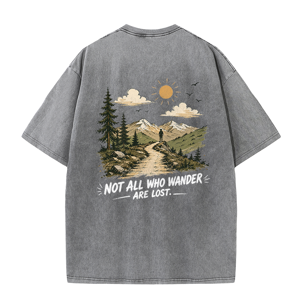Where the Path Leads Vintage Washed T-Shirt