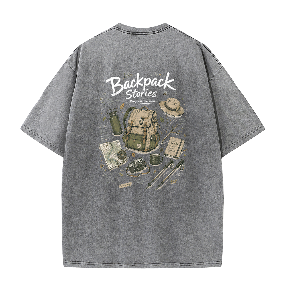 Backpack Stories Vintage Washed T-Shirt