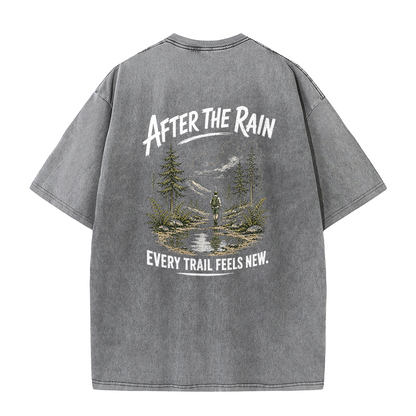 Vintage-T-Shirt „Trail After Rain“
