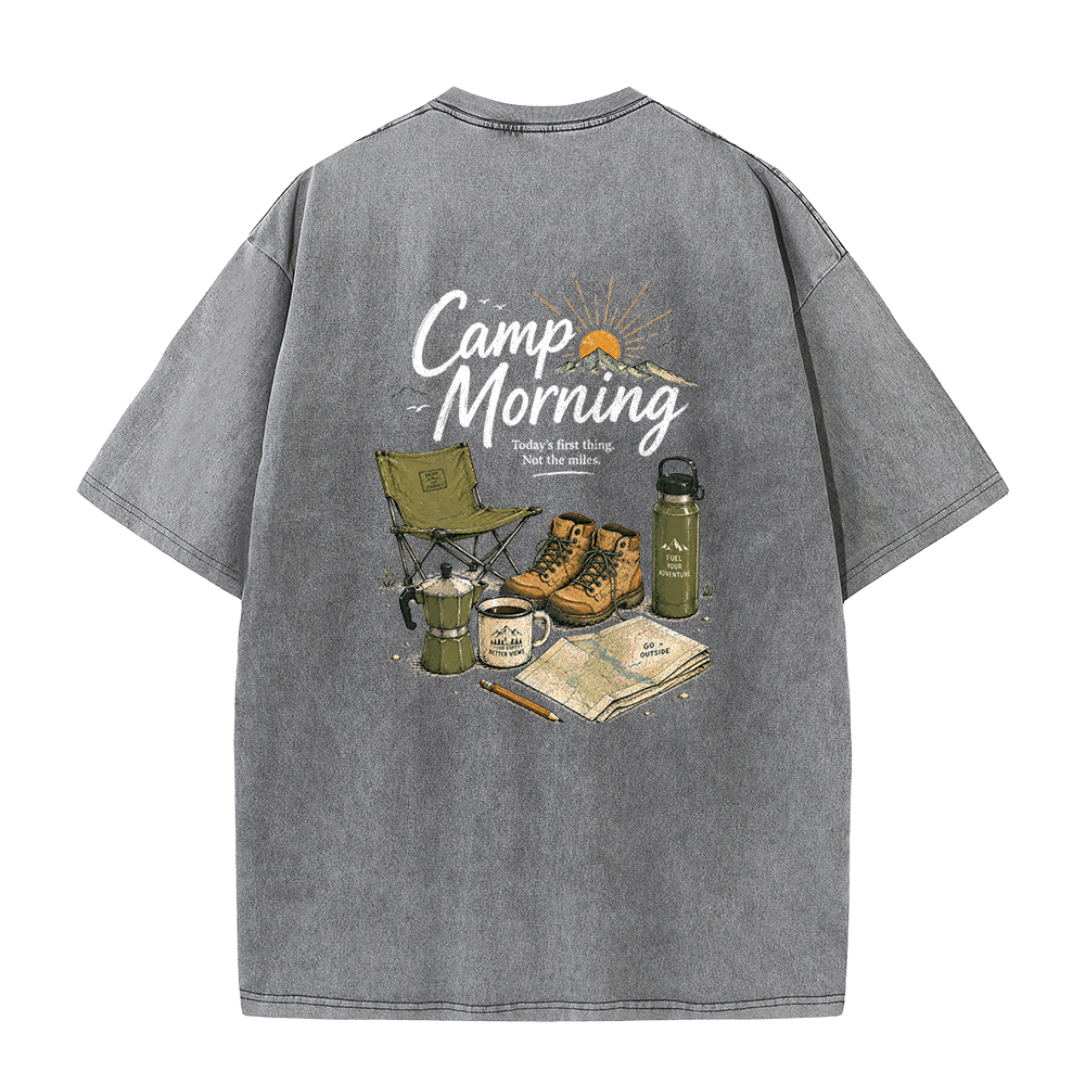 Morning Camp Vintage Washed T-Shirt