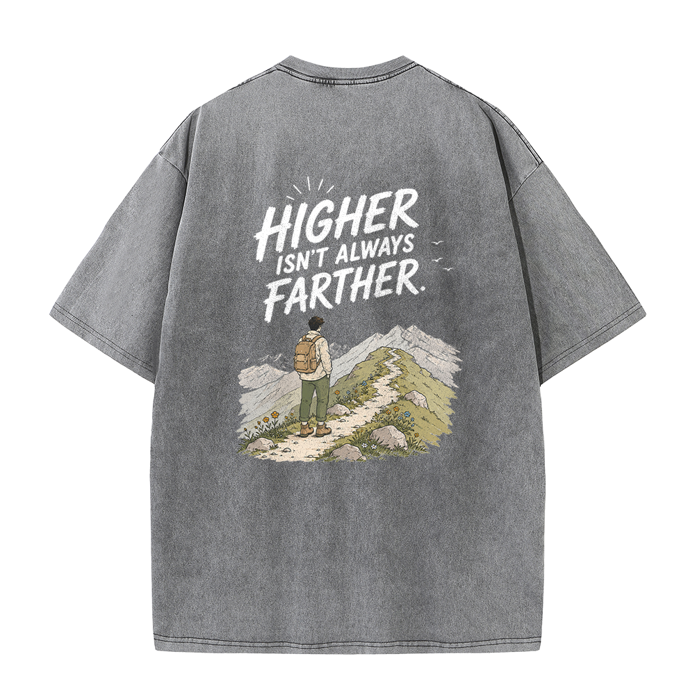 Mountain Ridge Hiking Vintage Washed T-Shirt