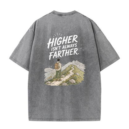 Mountain Ridge Hiking Vintage Washed T-Shirt