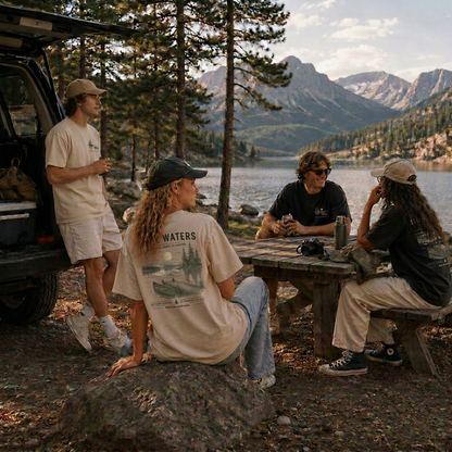 Still Waters by the Lakeside Vintage Washed T-Shirt