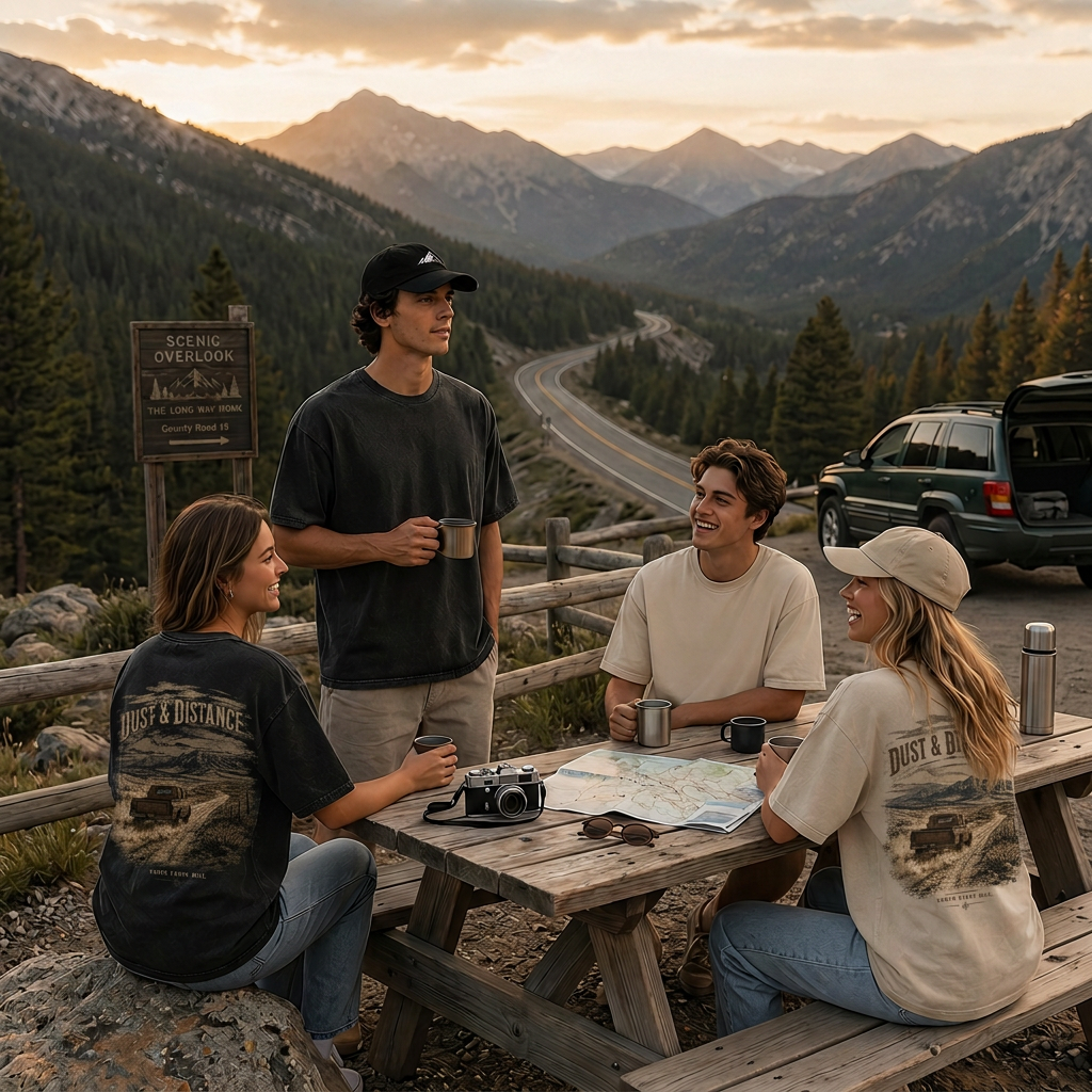 Dust & Distance Backcountry Road Vintage Washed T-Shirt