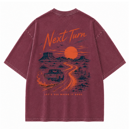 Beyond the Next Turn Vintage Washed T-Shirt