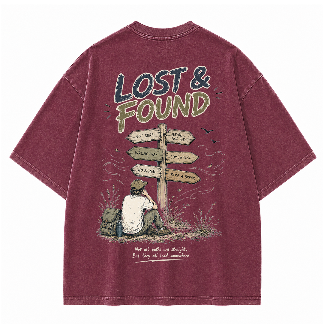 Vintage-T-Shirt "Finding Direction"
