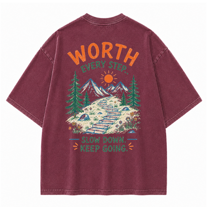 Mountain Steps Vintage Washed T-Shirt