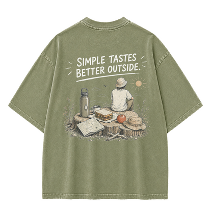 Picnic by the Lake Vintage Washed T-Shirt