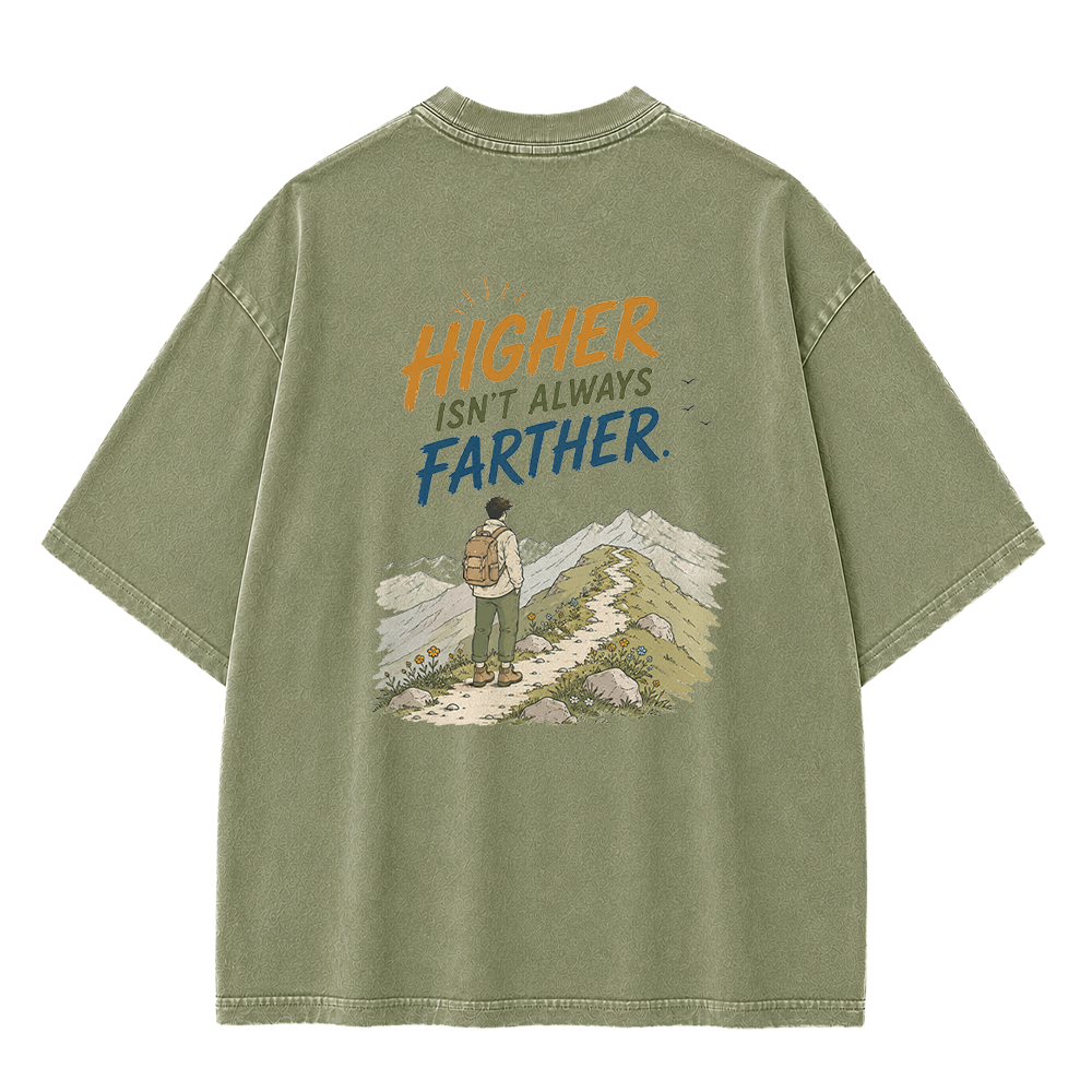 Mountain Ridge Hiking Vintage Washed T-Shirt