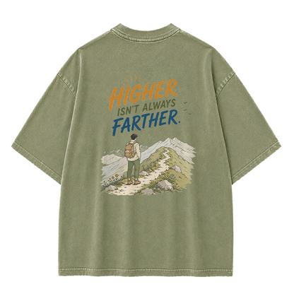 Mountain Ridge Hiking Vintage Washed T-Shirt