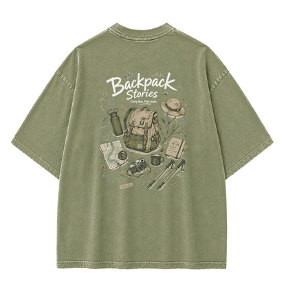 Backpack Stories Vintage Washed T-Shirt