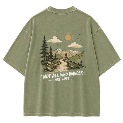 Where the Path Leads Vintage Washed T-Shirt