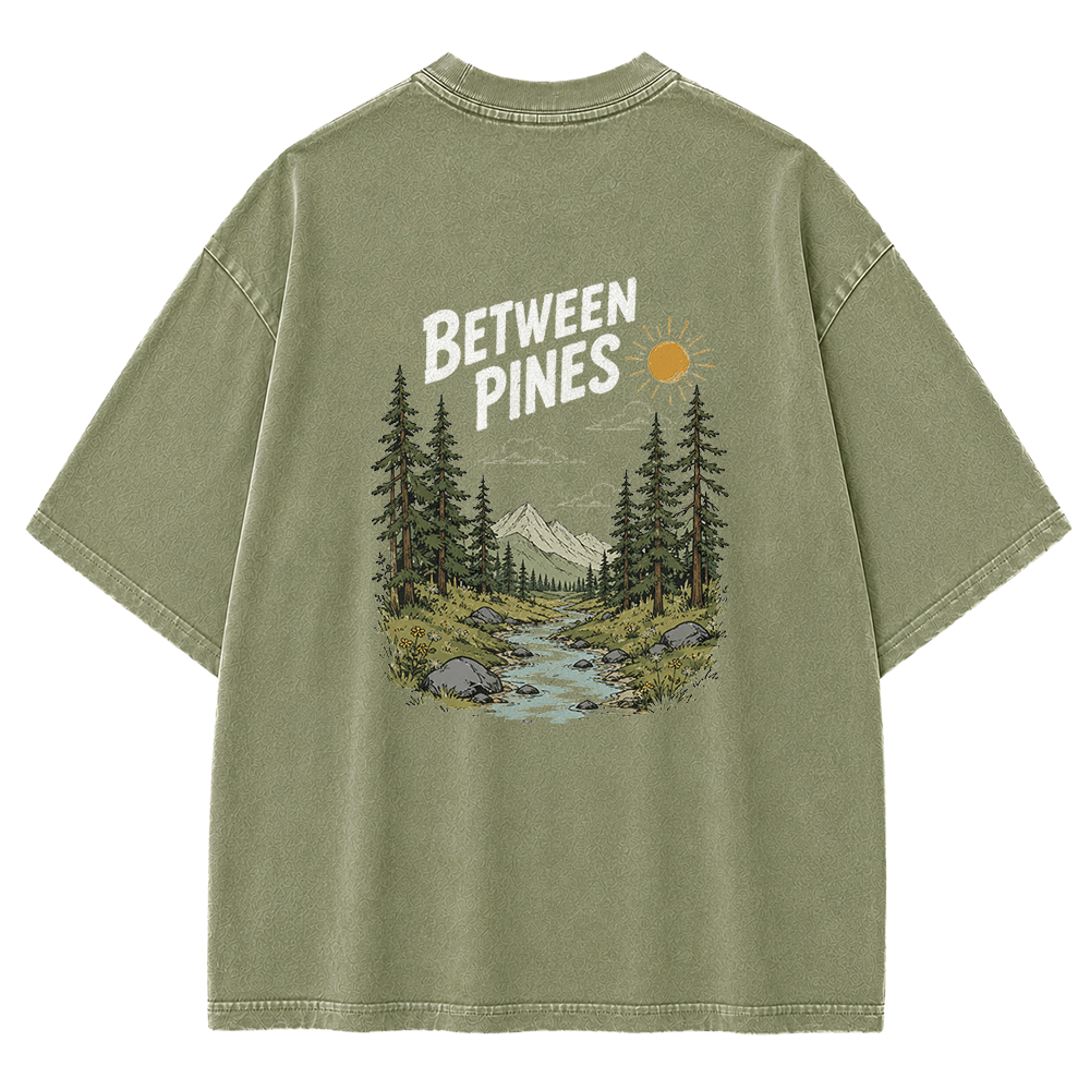 Between the Pines Vintage Washed T-Shirt