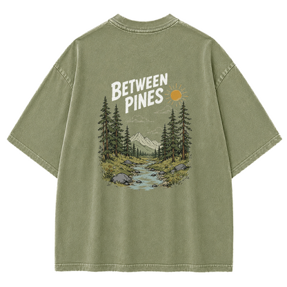Between the Pines Vintage Washed T-Shirt