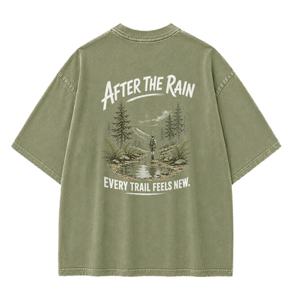 Vintage-T-Shirt „Trail After Rain“