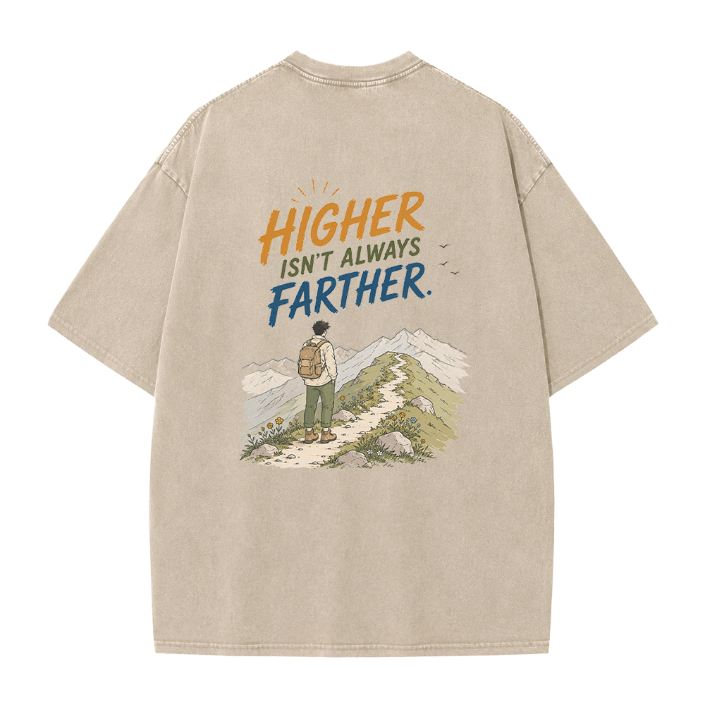 Mountain Ridge Hiking Vintage Washed T-Shirt