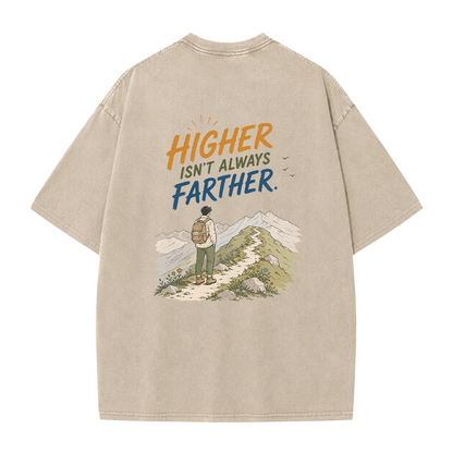 Mountain Ridge Hiking Vintage Washed T-Shirt