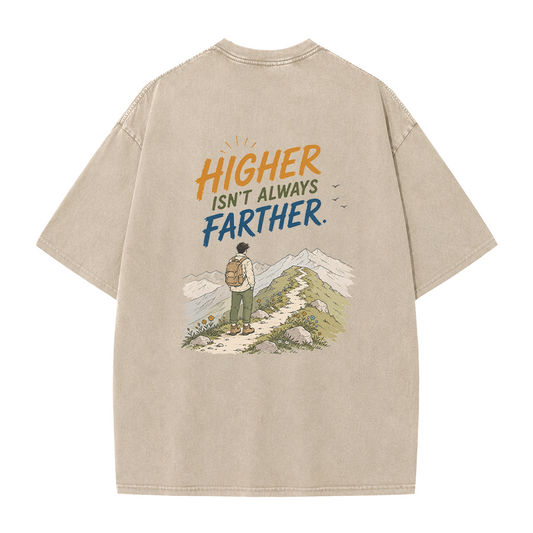 Mountain Ridge Hiking Vintage Washed T-Shirt