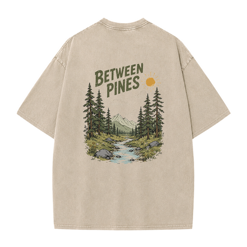 Between the Pines Vintage Washed T-Shirt
