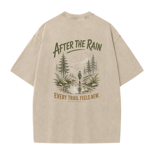 Trail After Rain Vintage Washed T-Shirt