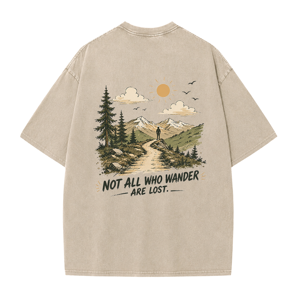 Where the Path Leads Vintage Washed T-Shirt