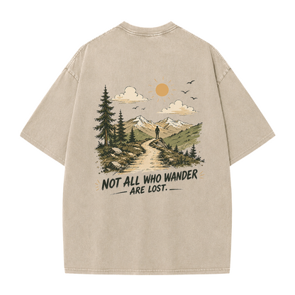 Where the Path Leads Vintage Washed T-Shirt