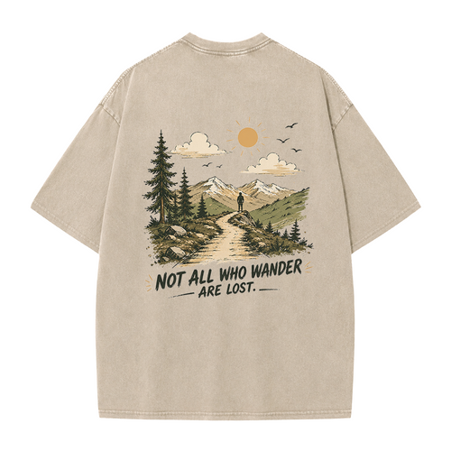 Where the Path Leads Vintage Washed T-Shirt