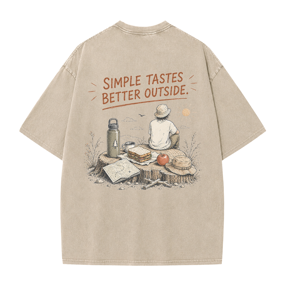 Picnic by the Lake Vintage Washed T-Shirt