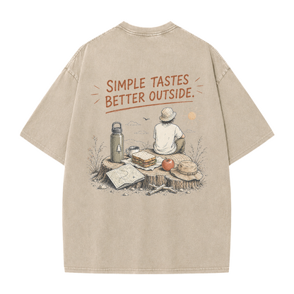 Picnic by the Lake Vintage Washed T-Shirt