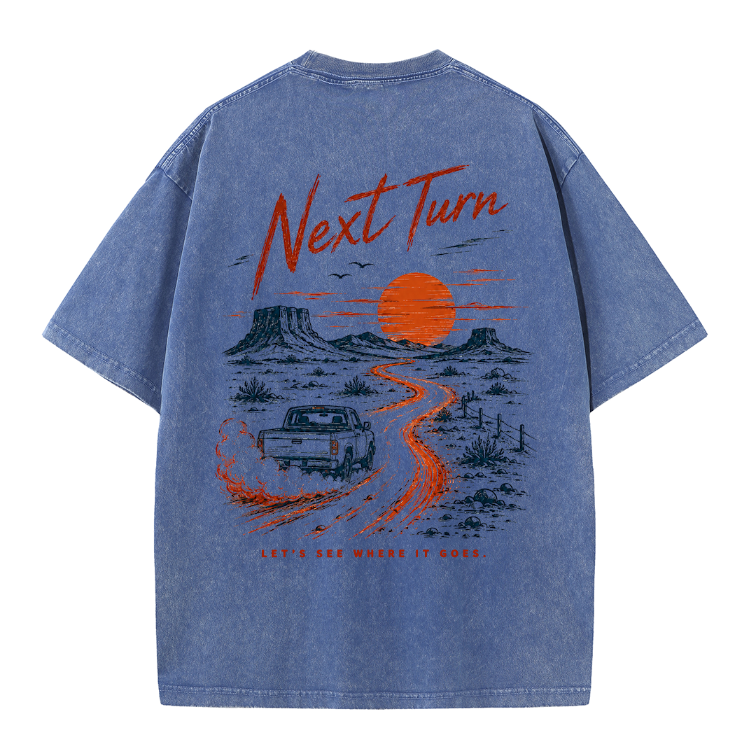 Beyond the Next Turn Vintage Washed T-Shirt