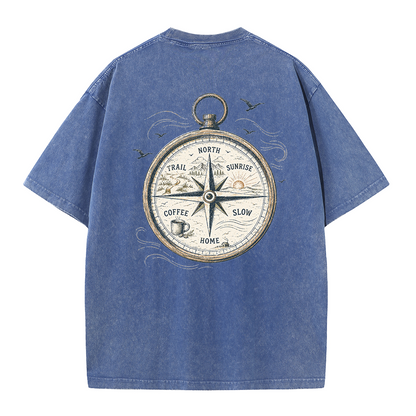 Trail Compass Vintage Washed T-Shirt