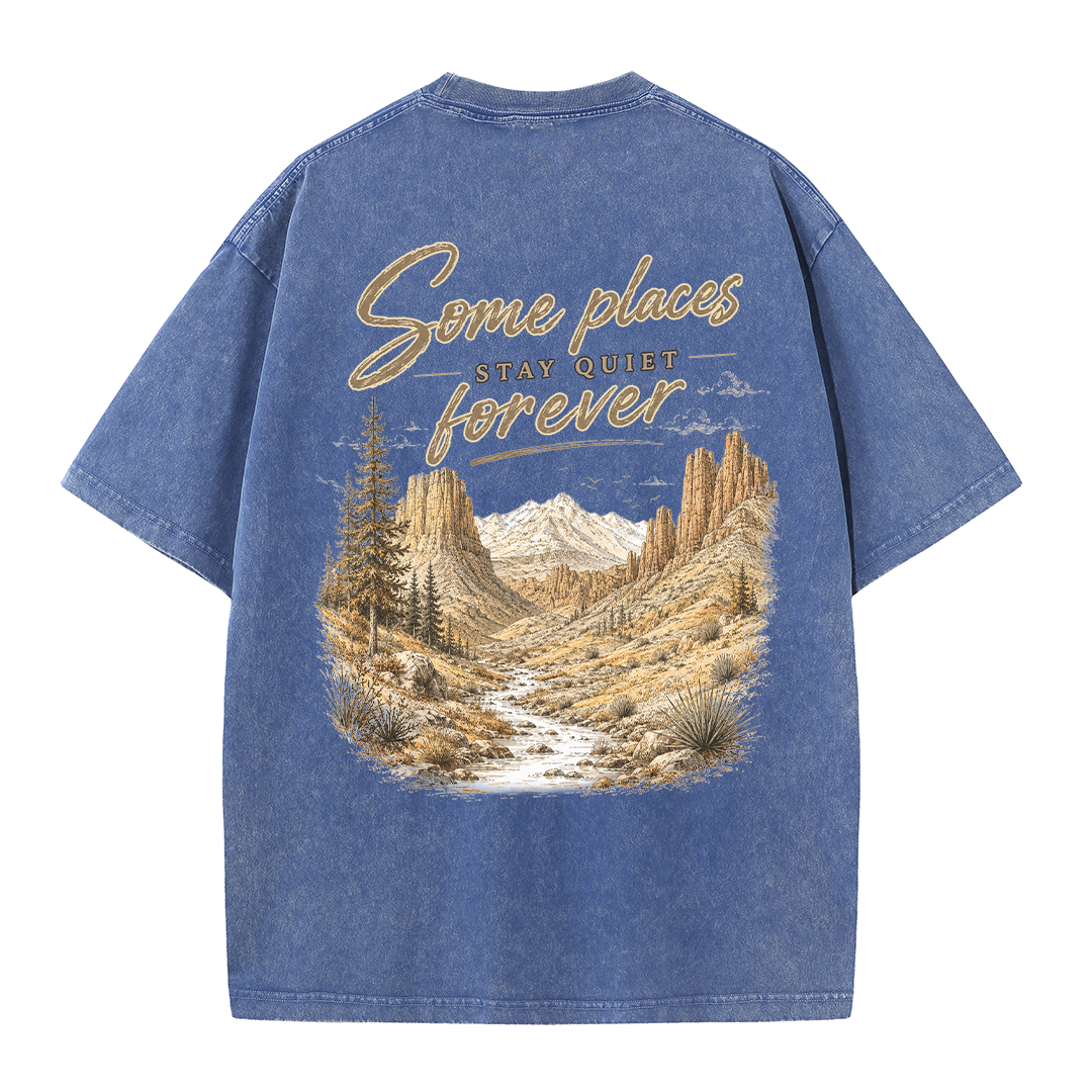Echoes of Quiet Places Vintage Washed T-Shirt