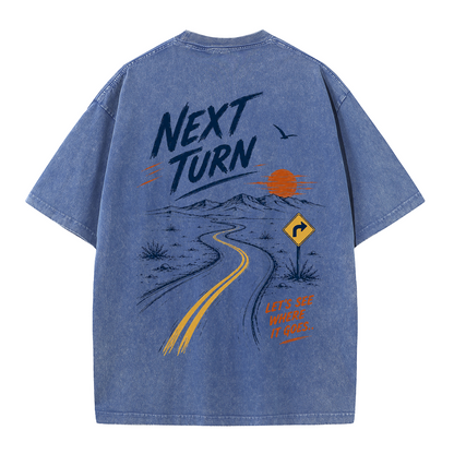 Next Turn Scenic Route Vintage Washed T-Shirt