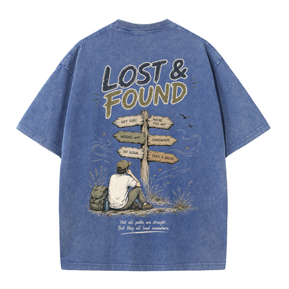 Vintage-T-Shirt "Finding Direction"