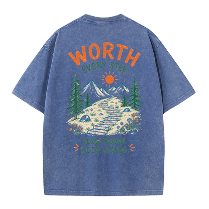 Mountain Steps Vintage Washed T-Shirt