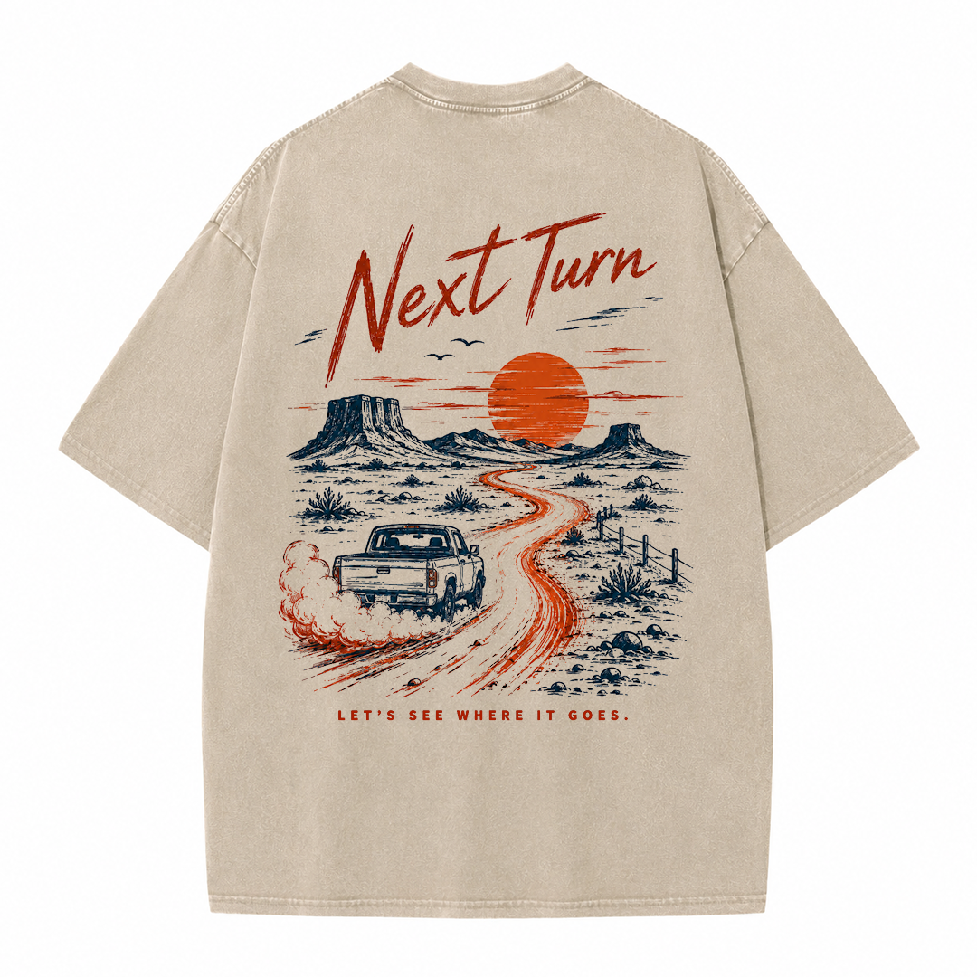Beyond the Next Turn Vintage Washed T-Shirt