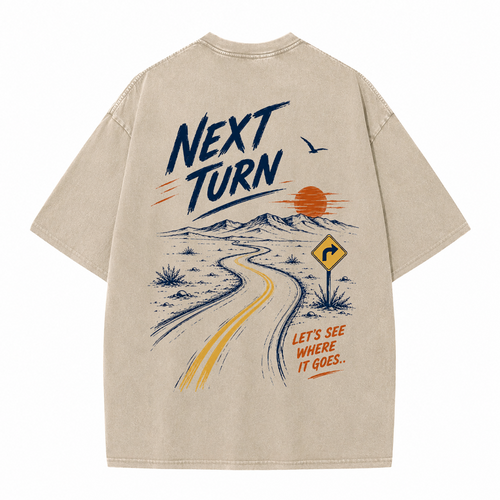 Next Turn Scenic Route Vintage Washed T-Shirt
