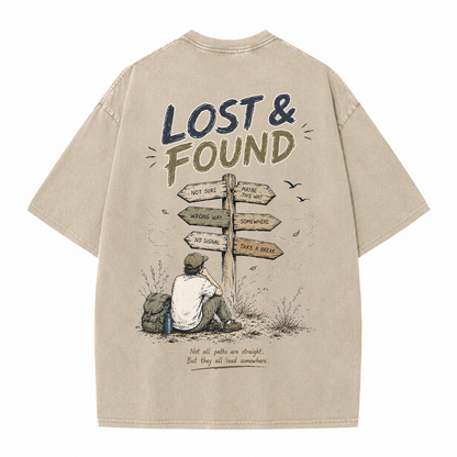 Vintage-T-Shirt "Finding Direction"