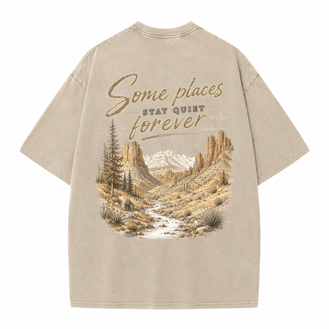 Echoes of Quiet Places Vintage Washed T-Shirt