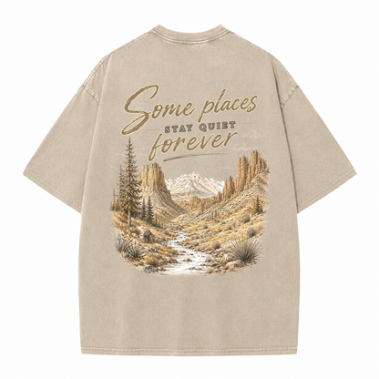 Echoes of Quiet Places Vintage Washed T-Shirt