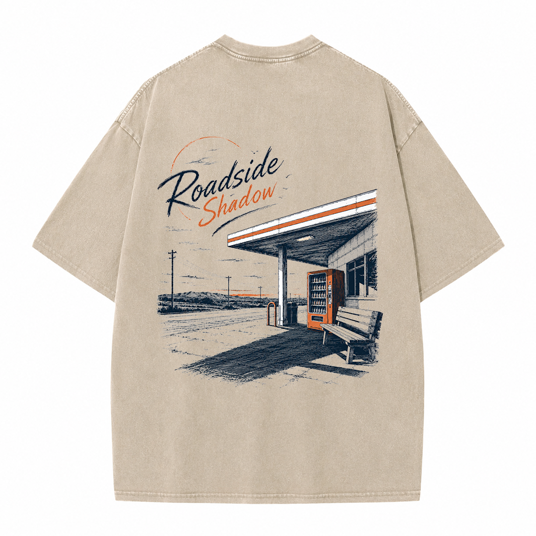 Roadside Shadow Vintage Washed T-Shirt