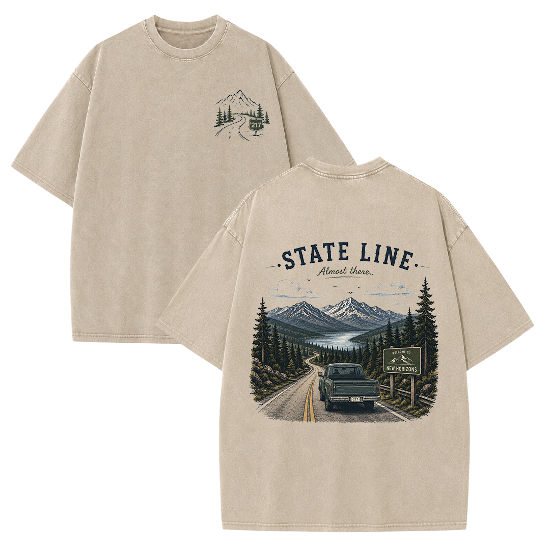 Toward New Horizons Vintage Washed T-Shirt